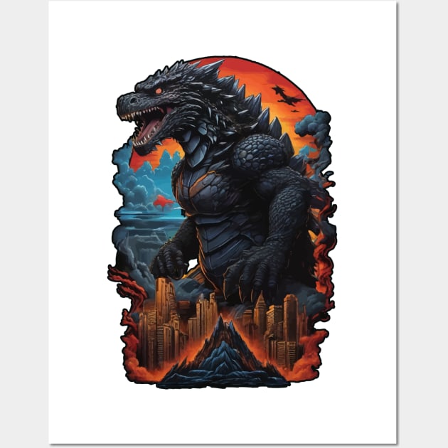 Godzilla Wall Art by ahmadist
